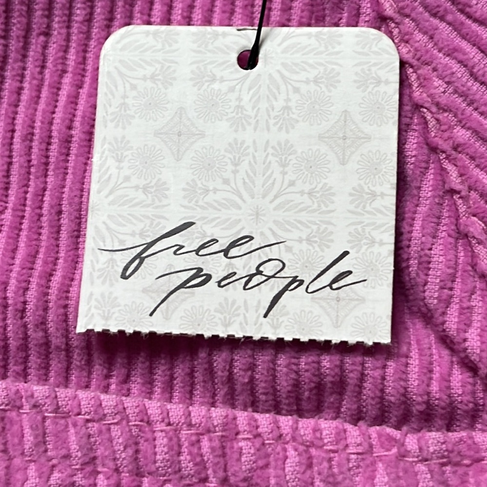 NWT Free People Ray Cord Mini Skirt Size 2 - Picture 6 of 12